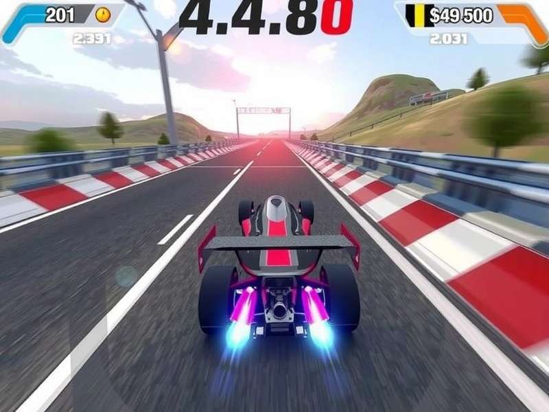 Helix Bolt Racer Car Customization Interface